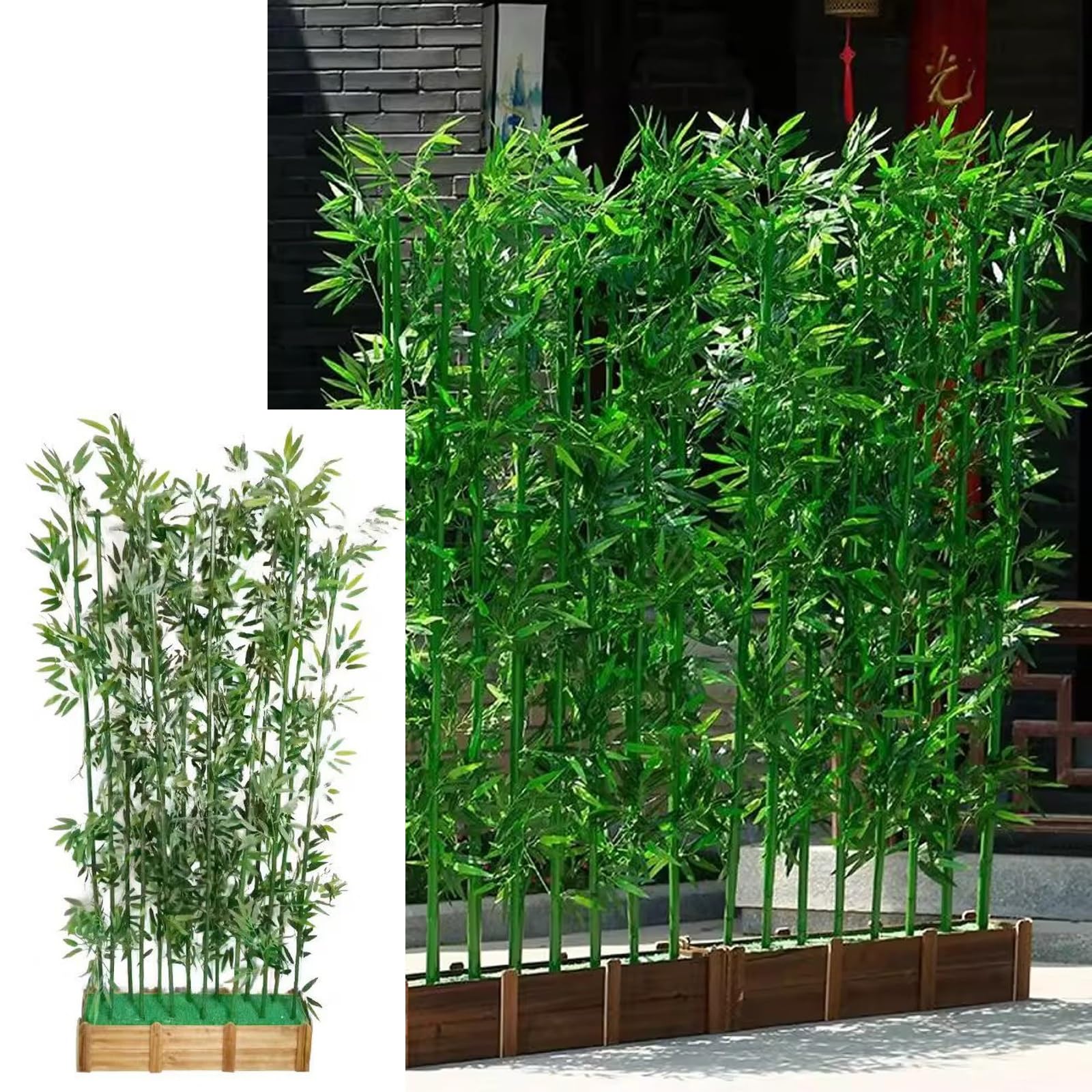 Plante bambou artificielle de 1.8m arbre haute fidélité imperméable
