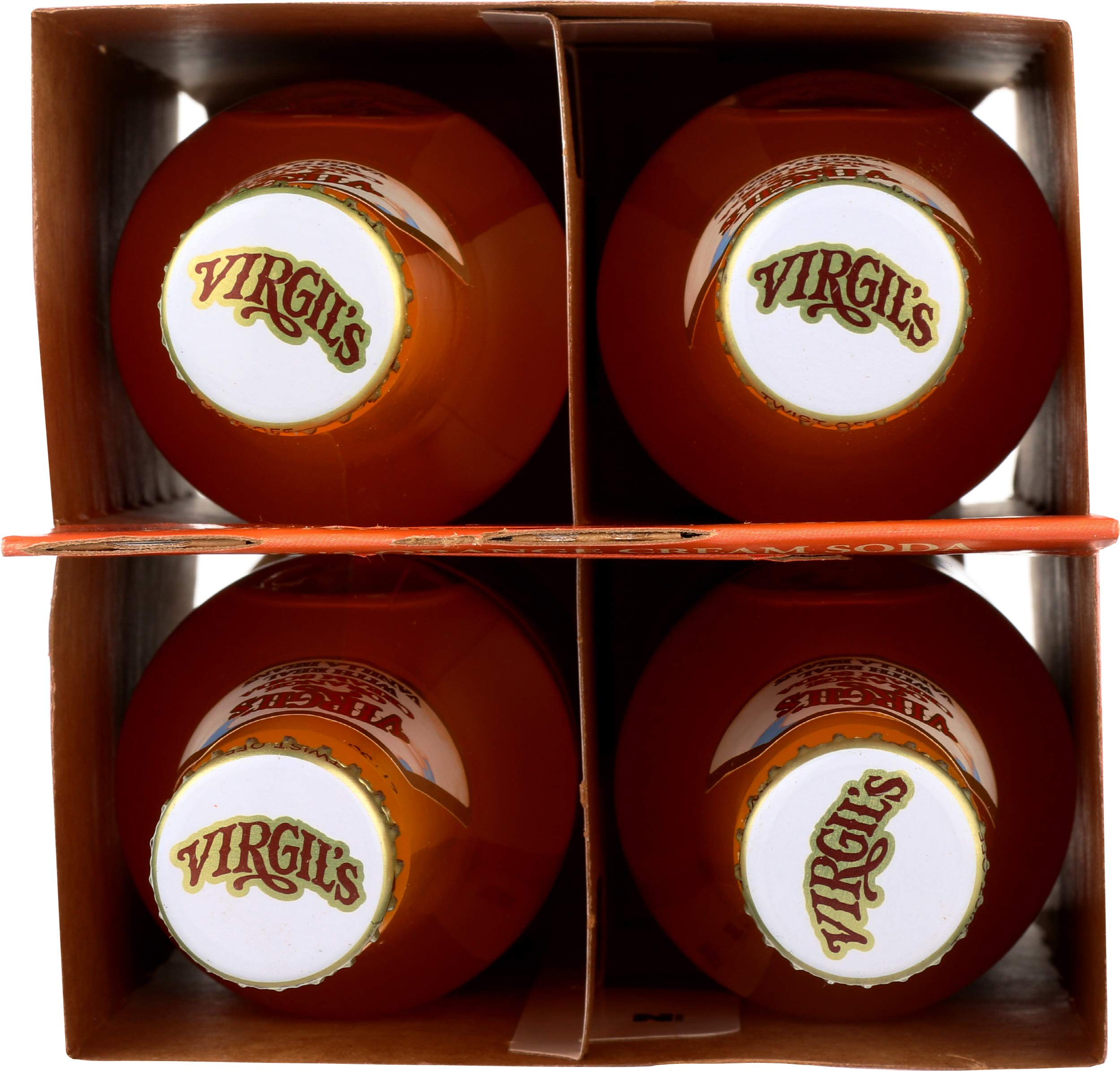 Amazon.com : Virgils Orange Cream Soda 4 Pack, 12 FZ : Soda Soft
