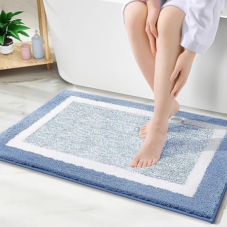OLANLY Bathroom Rug for a Plush and Refreshing Bathroom Oasis