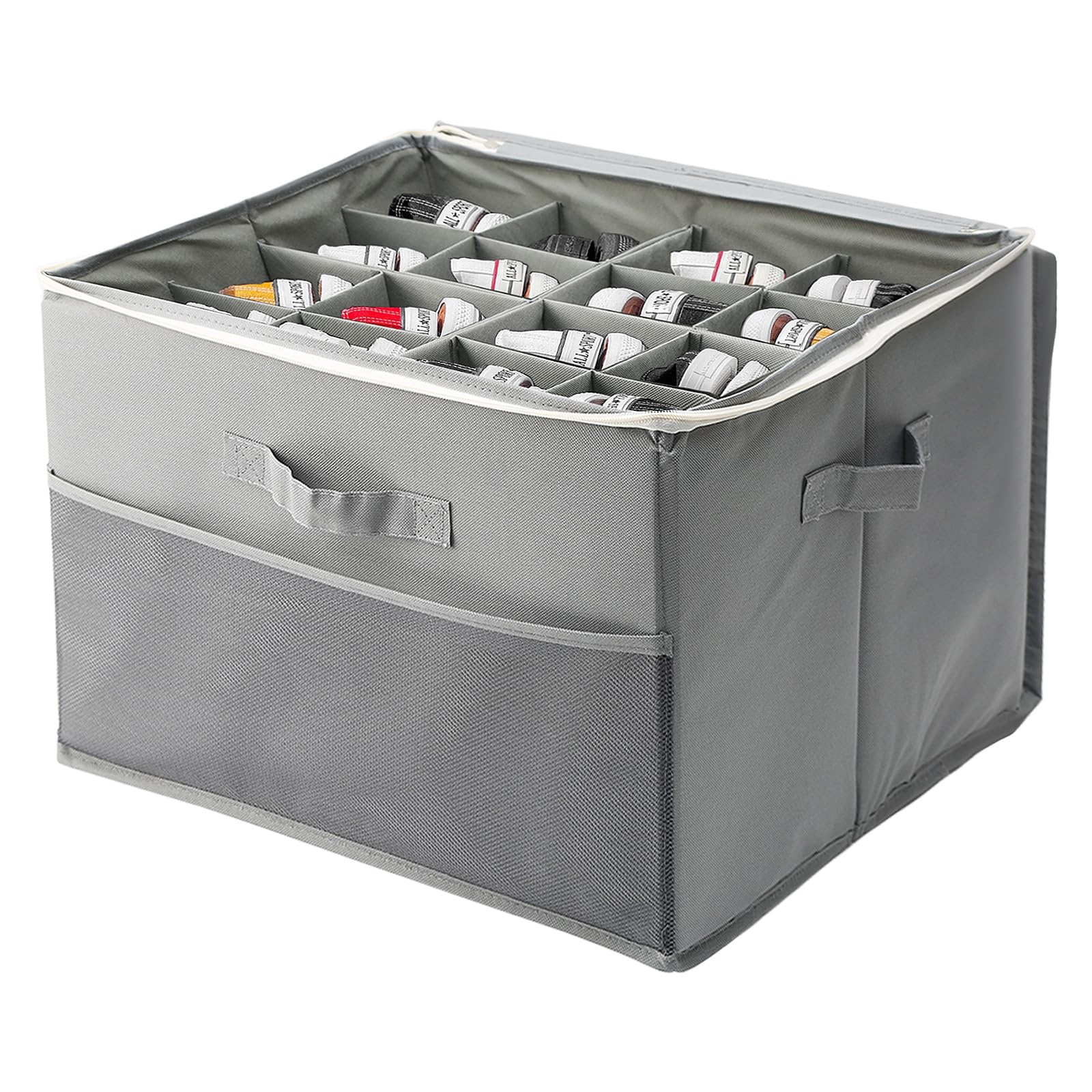 Boîte de rangement pour chaussures et dressings élégants à compartiments