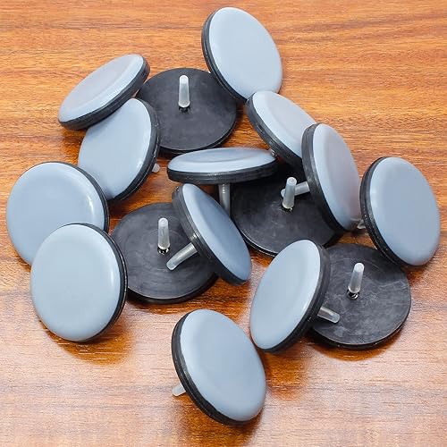 Miniatura 4 de 16 deslizadores de 1-12 pulgadas para clavos de muebles, protectores de suelo de PTFE para sillas autoadhesivas para muebles para suelos de madera