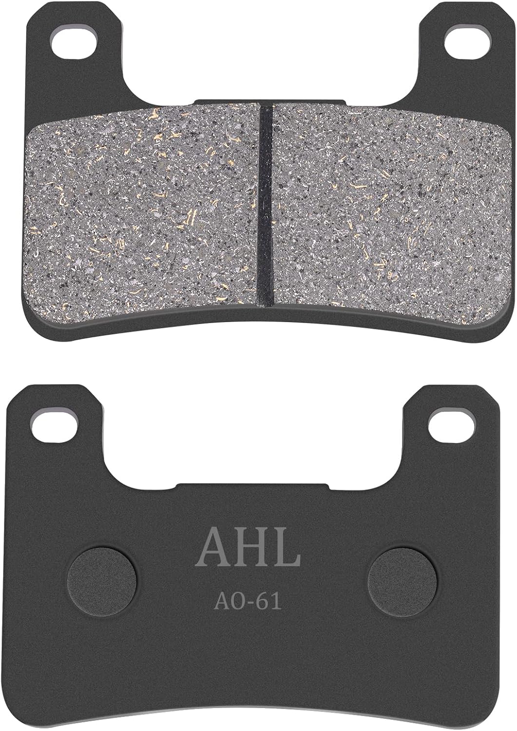 AHL Front & Rear Brake Pads Set for Kawasaki Z1000 (ZR1000 D) 2010-2014 (Semi-metallic)
