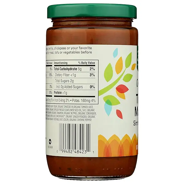 Organic Tikka Masala Sauce, 12 Ounce 4