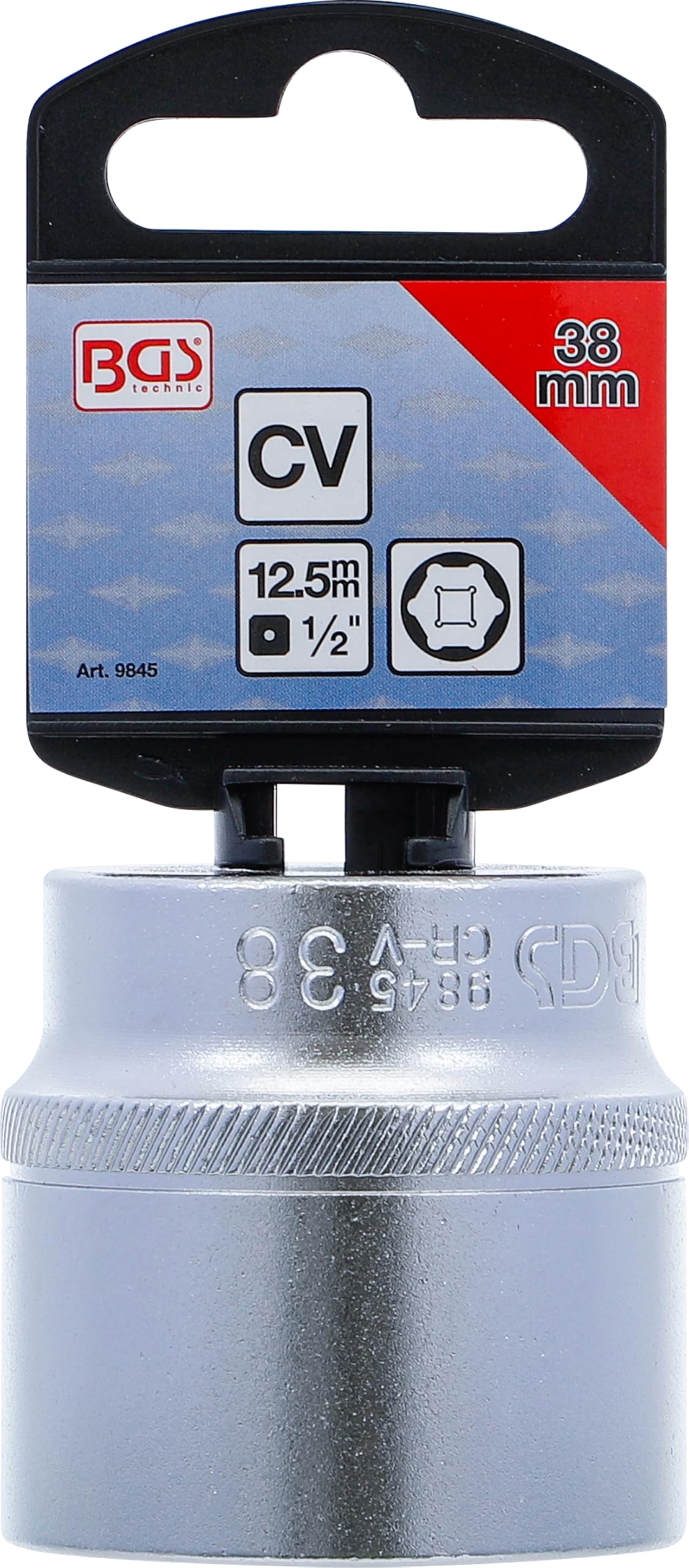 BGS 9845 | Nasadka sześciokątna | 12,5 mm (1/2") | 38 mm