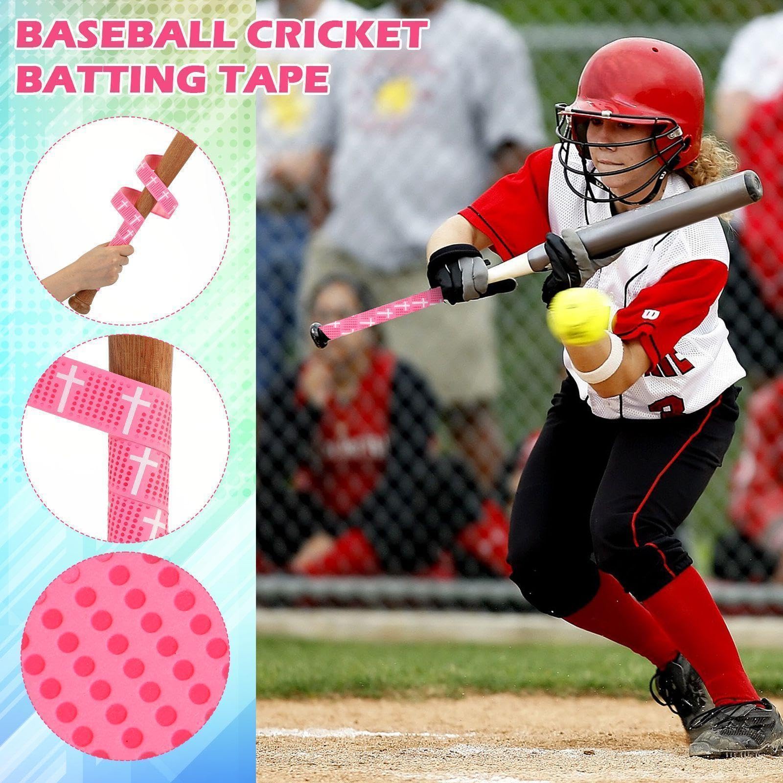 Pushglossy Faith Cross taśmy do kija baseballowego, 1,1 mm, wstępnie przycięta, w pełni samoprzylepna taśma do softballu, antypoślizgowa owijka do kija do softballu, religijna taśma do krykieta