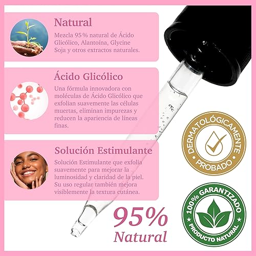 Vista 44 de Suero facial de ácido hialurónico NATUAL100 fabricado en Estados Unidos para rellenar la piel hidratante y brillante antienvejecimiento