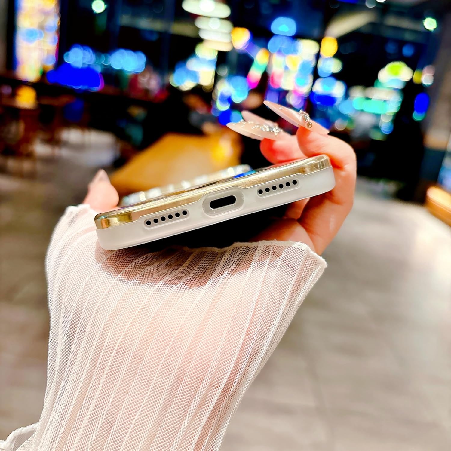 for iPhone 17 Pro Case,Golden Plating Leopard Pattern,Glitter Bling IMD Design with Strong Design Sense,Soft TPU Shockproof Full-Body Protective Phone Case for Girls & Women - Image 8