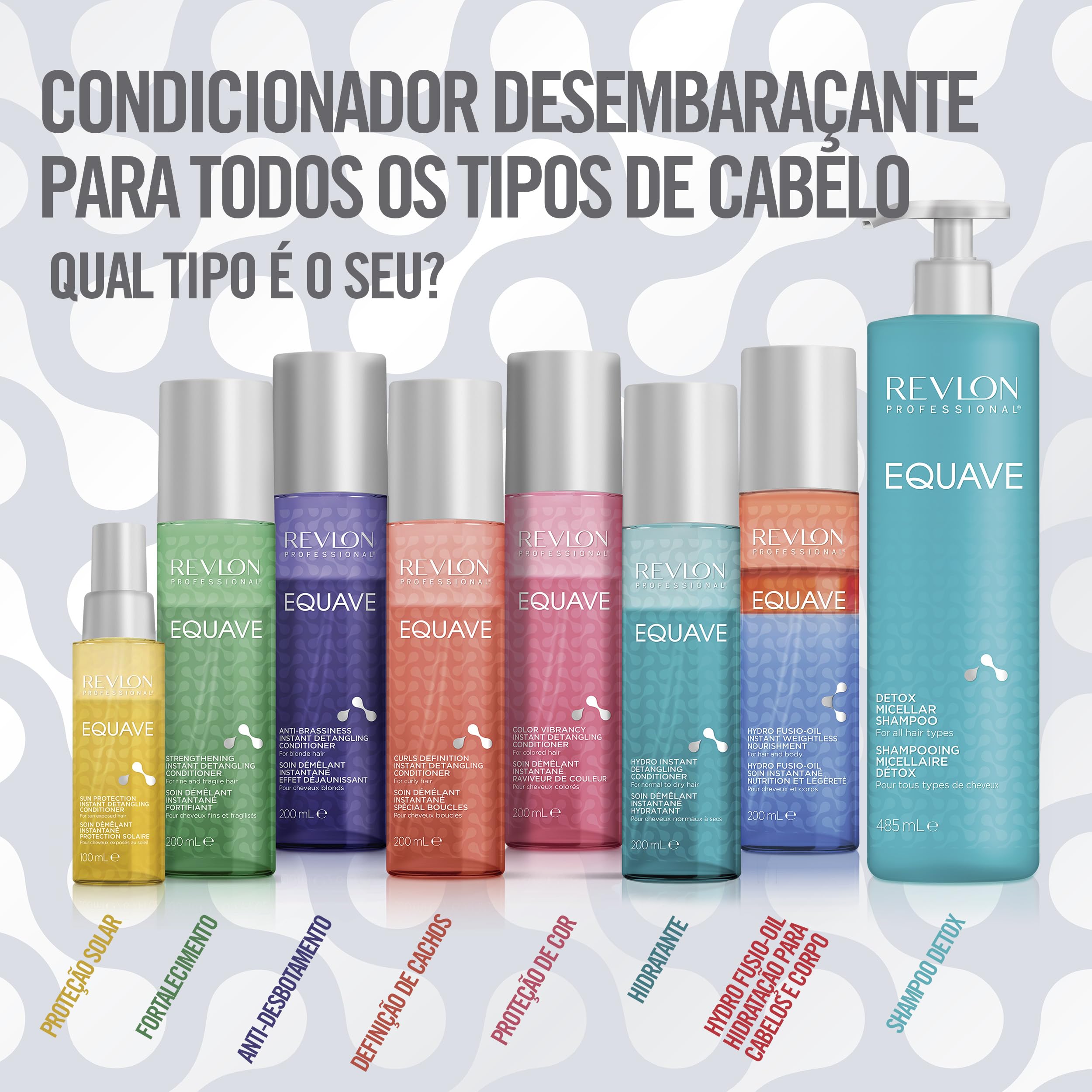 Revlon Professional Equave - Soin Démêlant Cheveux Bi-Phase - Activateur de Boucles Professionnel - Soin Cheveux Bouclés - Hair Curler - Soin des Cheveux Sans Rinçage - 200ML