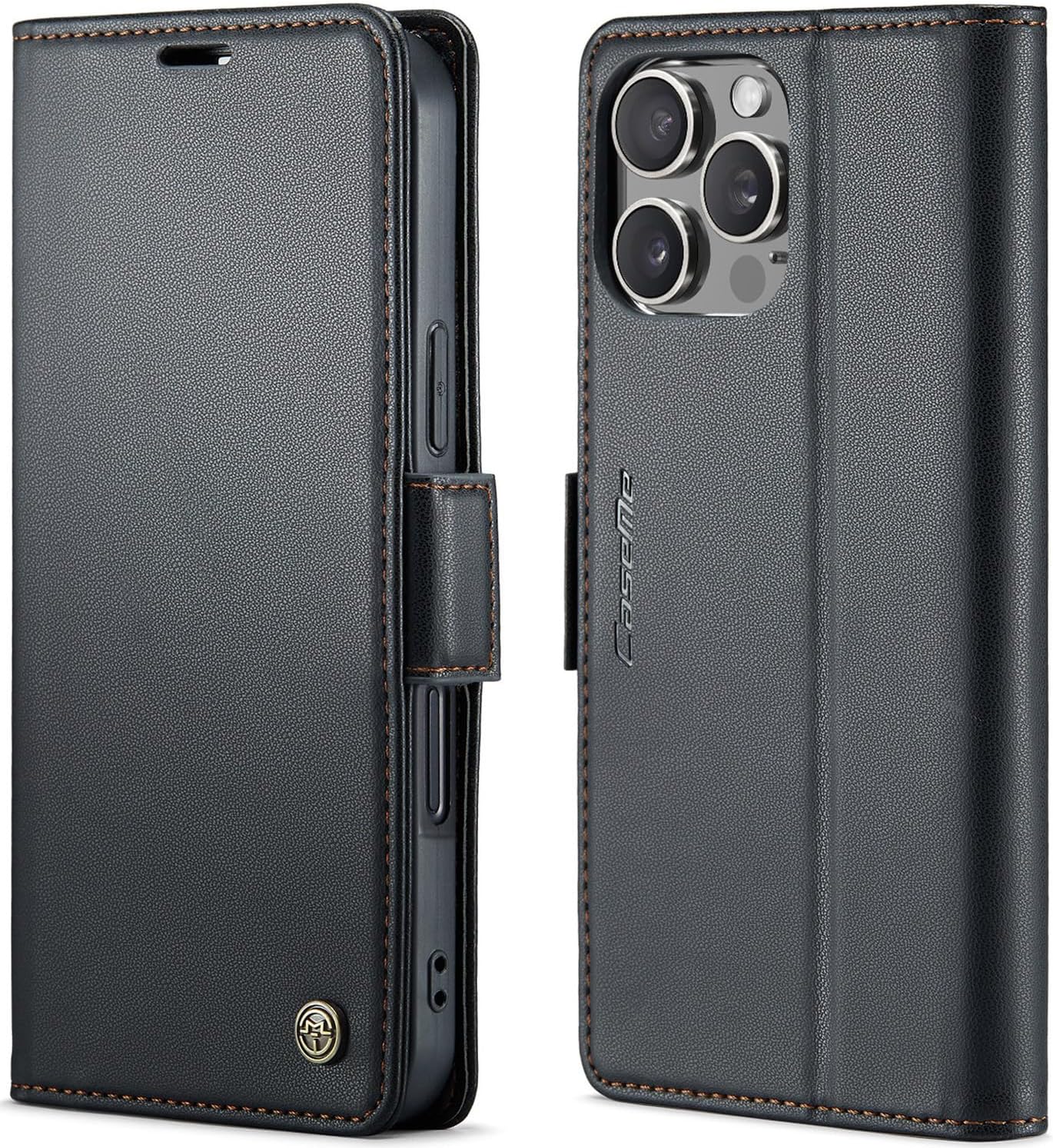 - SINIANL for iPhone 16 Pro Max Case Wallet, PU Leather Wallet Case Flip Folio RFID Blocking Card Holder Stand Phone Cover for iPhone 16 Pro Max, Black