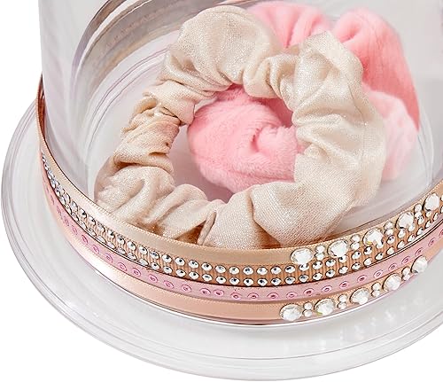 Miniatura 7 de STORi Bella - Soporte para diadema todo en uno (juego de 2)  Organizador de plástico transparente  Sostiene bandas para el cabello, accesorios y