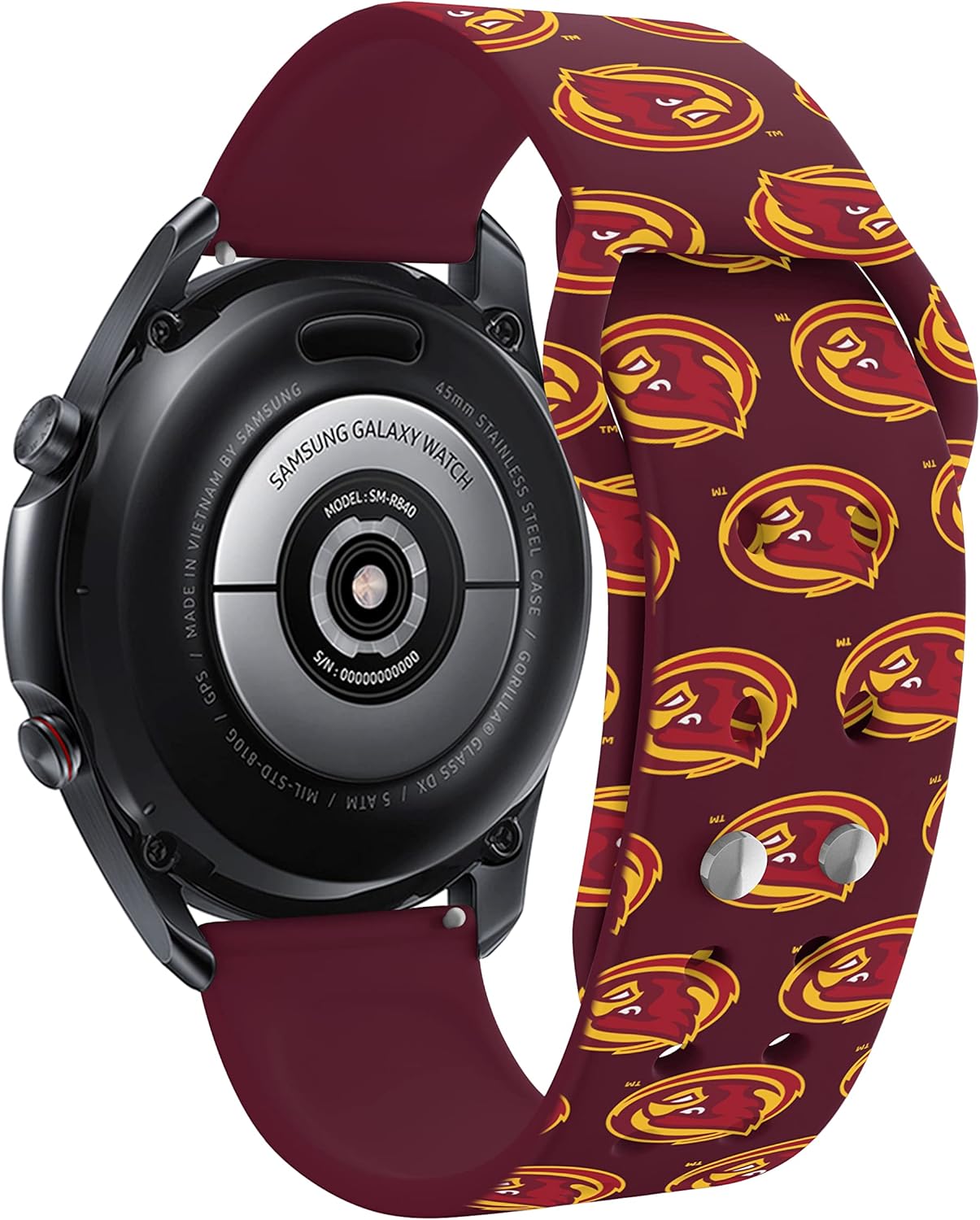 Affinity Bands Iowa State Cyclones HD Watch Band Compatible with Samsung Galaxy Watch and more