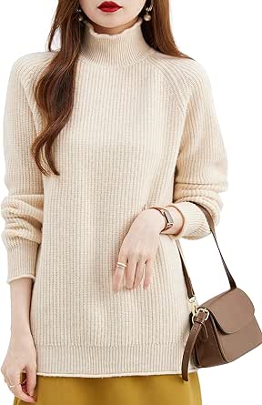 Pull Col Roulé Femme - Doux Et Chaud, Manches Longues, Taille Unique - Parfait Pour L'hiver