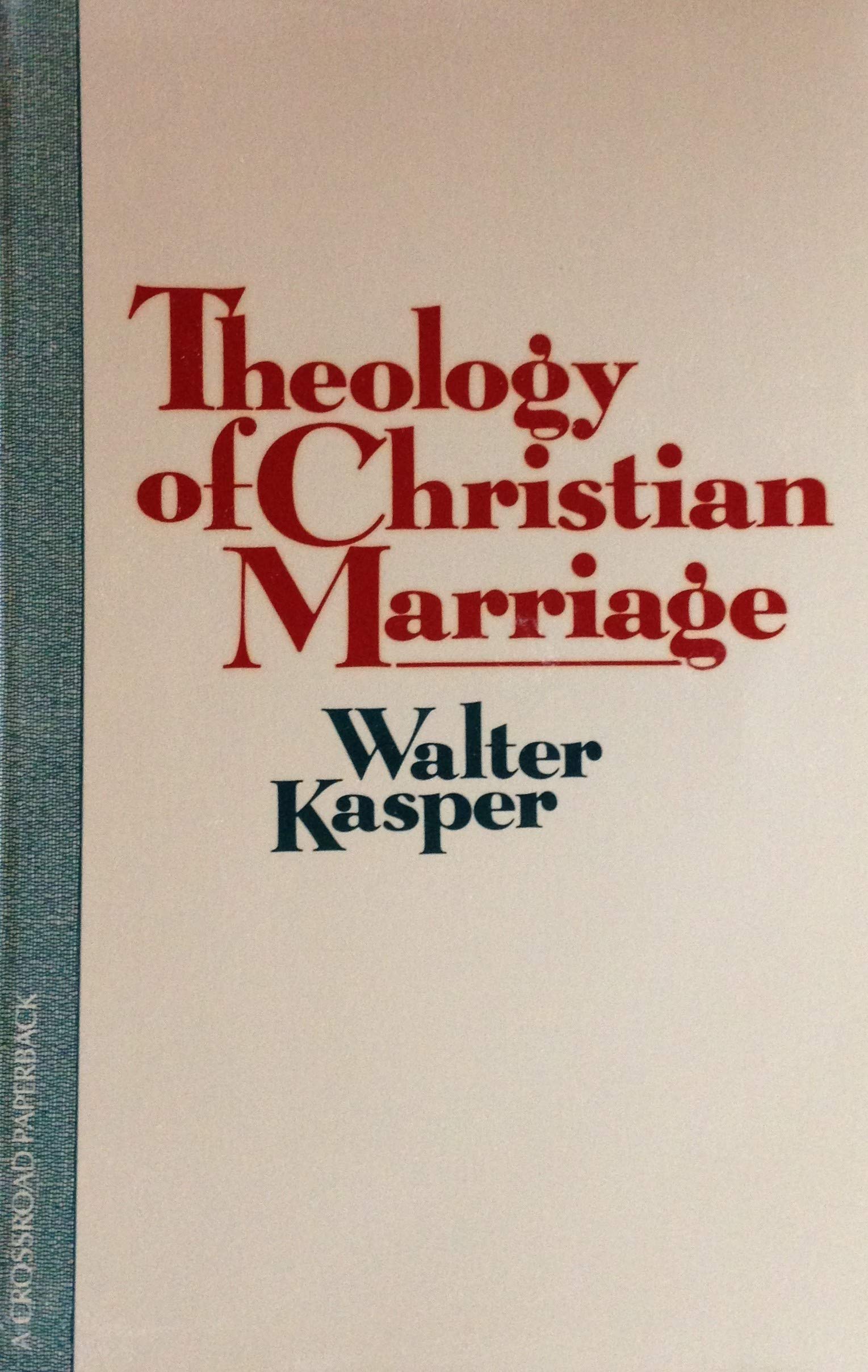 Buy Theology of Christian Marriage — BookShops.in