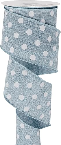 Miniatura 9 de HUIHUANG Cinta de arpillera de lunares amarillos con borde con alambre de 2.5 pulgadas x 10 yardas, cinta de corona de limón con alambre para