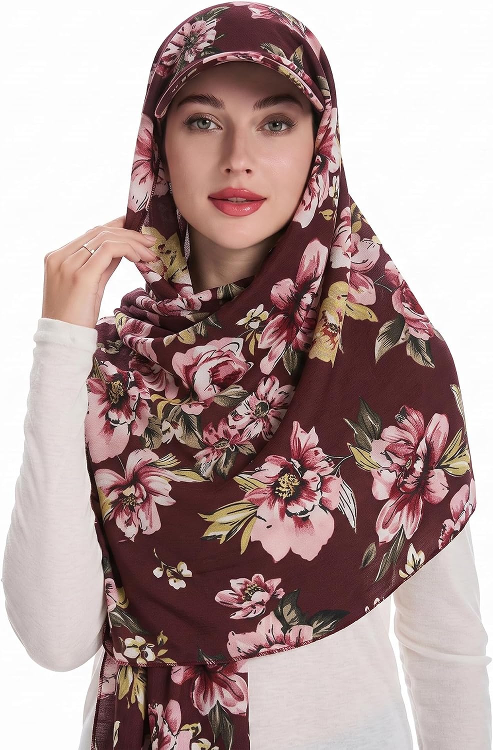 Floral Burgundy