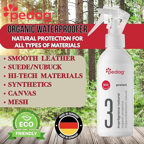 Miniatura 32 de pedag Impermeable, Aerosol German Tech, repelente al agua y a las manchas, protector de gamuza protector de impermeabilización, Claro