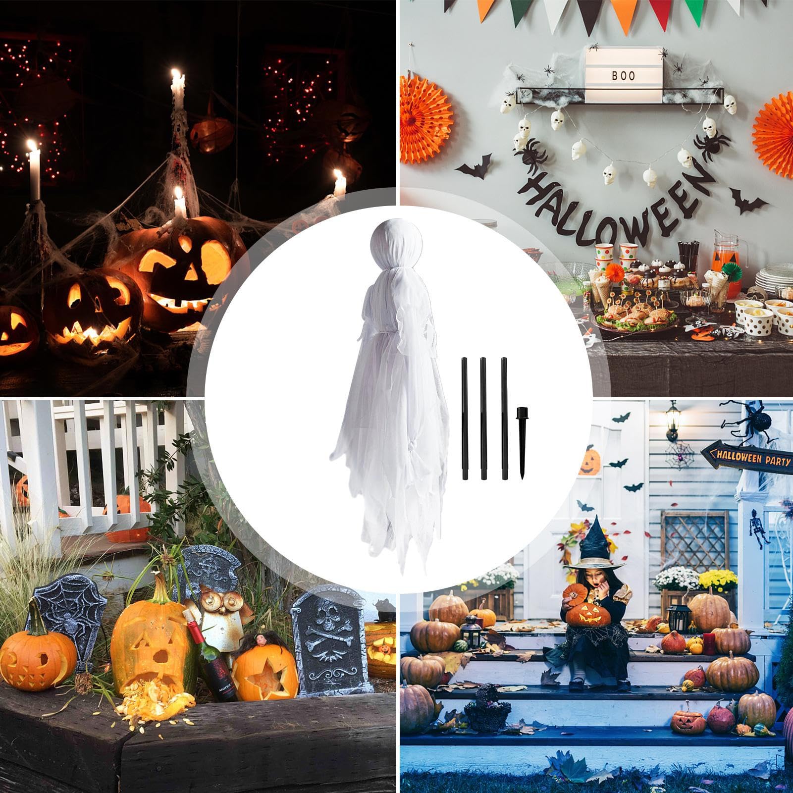 Suono che grida di fantasma, altoparlante di Halloween attivato vocalmente, altoparlante di Halloween attivato dalla voce, di scena urlanti, strumenti spaventosi per Halloween