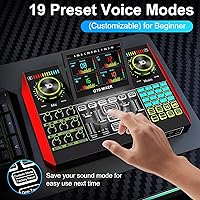 Vista 9 de Paquete de equipo de podcast con micrófono de condensador de 3.5 mm para transmisión en vivo, canto y juegos en PC/teléfono, paquete de micrófono