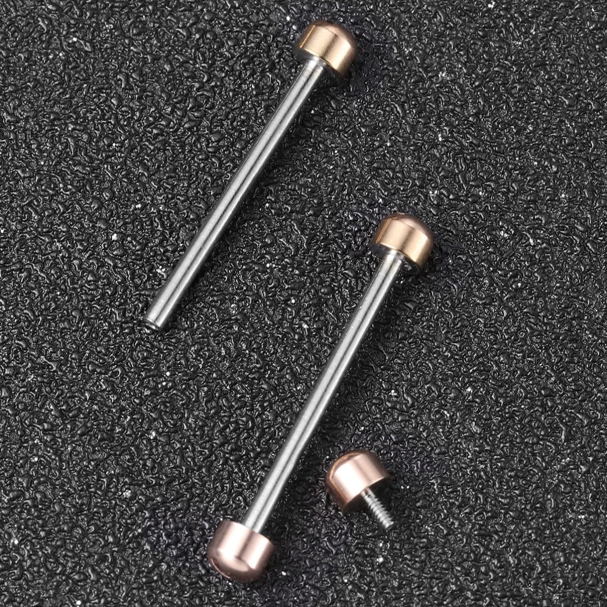 Angoily 2 Piezas Varillas de Conexión de 20mm Metal, para Correa de Reloj