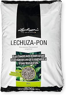 19565 PON Mineral Plant Substrate Potting Mix for Indoor Gardening, 30 Liter Bag, Grey