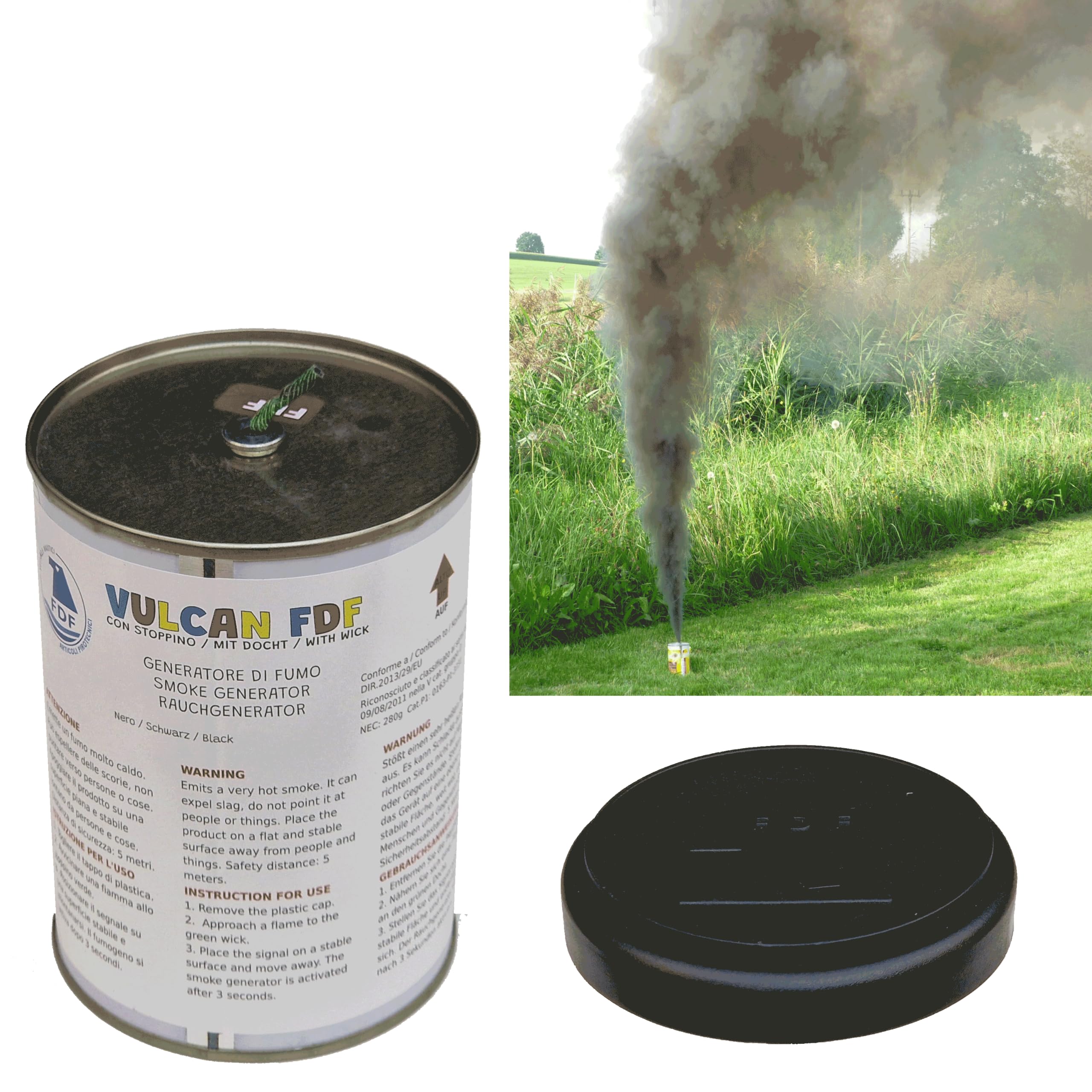 Raucherzeuger Mr. Smoke Typ 4 in Schwarz