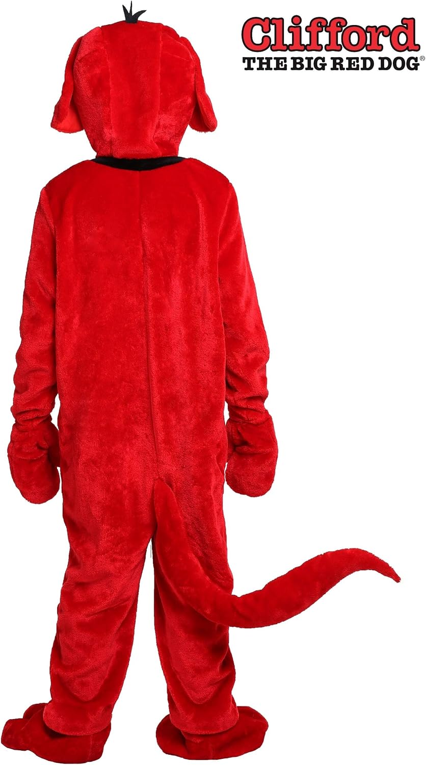 Adult Clifford the Big Red Dog Costume | Storybook Character Mascot | Library Classroom Reading Outfit