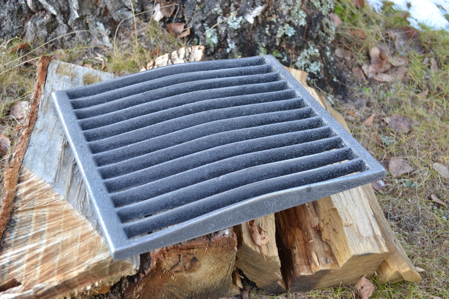 SEZAM Griglia in ghisa, 30 x 25,5 cm, per forno e cenere, diversi diametri, adatta per camino, stufa, griglia per stufa, griglia per stufa, griglia per stufa, griglia