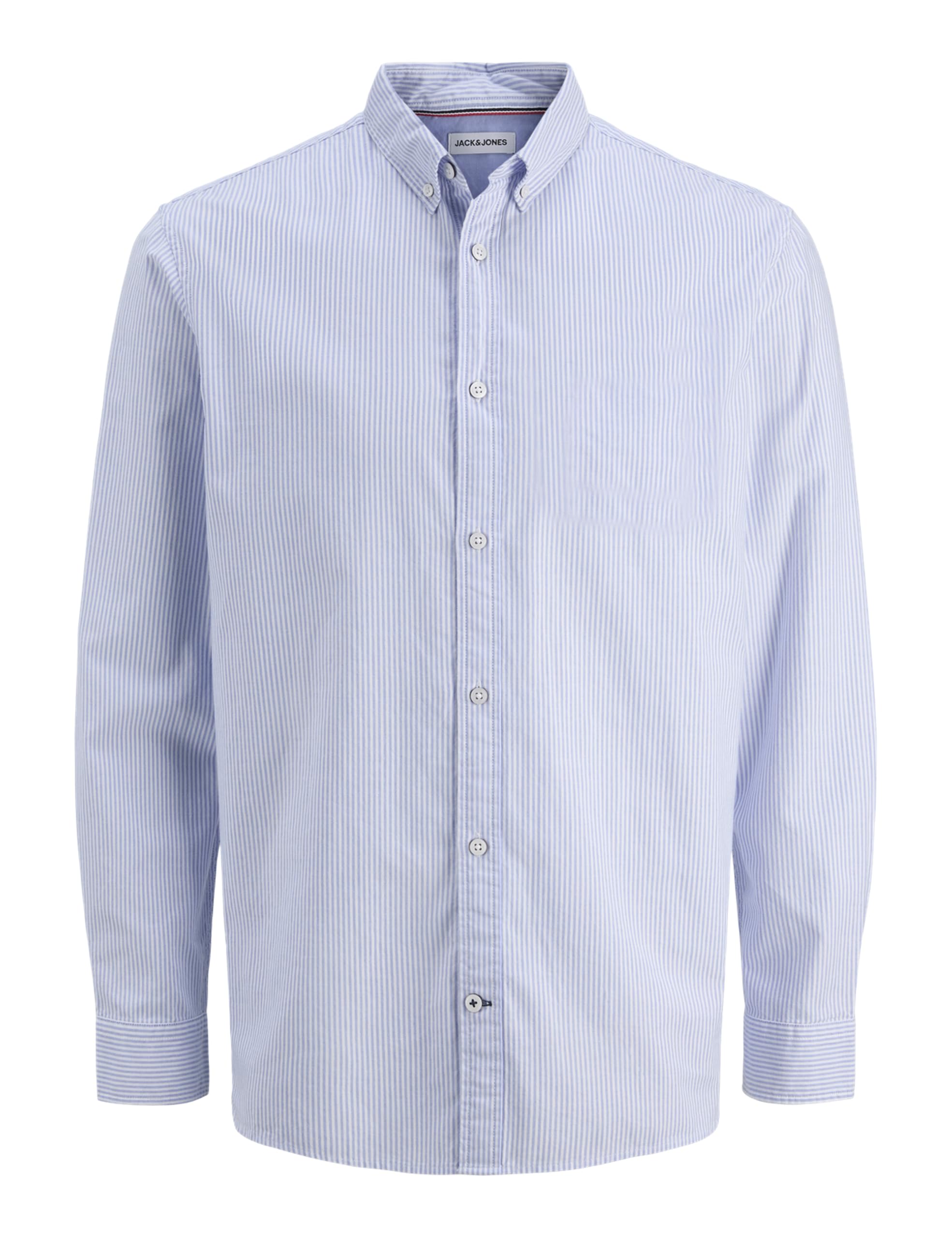 JACK & JONES Men's Jjoxford Detail Shirt Ls, Infinity, XL