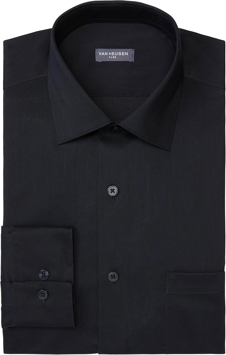 Van Heusen Mens Tall Fit Dress Shirt Ultra Wrinkle Free Flex Collar Stretch (Big and Tall) - Image 3