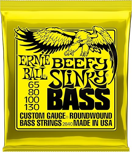 Vista 11 de Ernie Ball cuerdas de guitarra para bajo Slinky de níquel para 6 cuerdas de escala larga, calibre 32-130 (P02838)