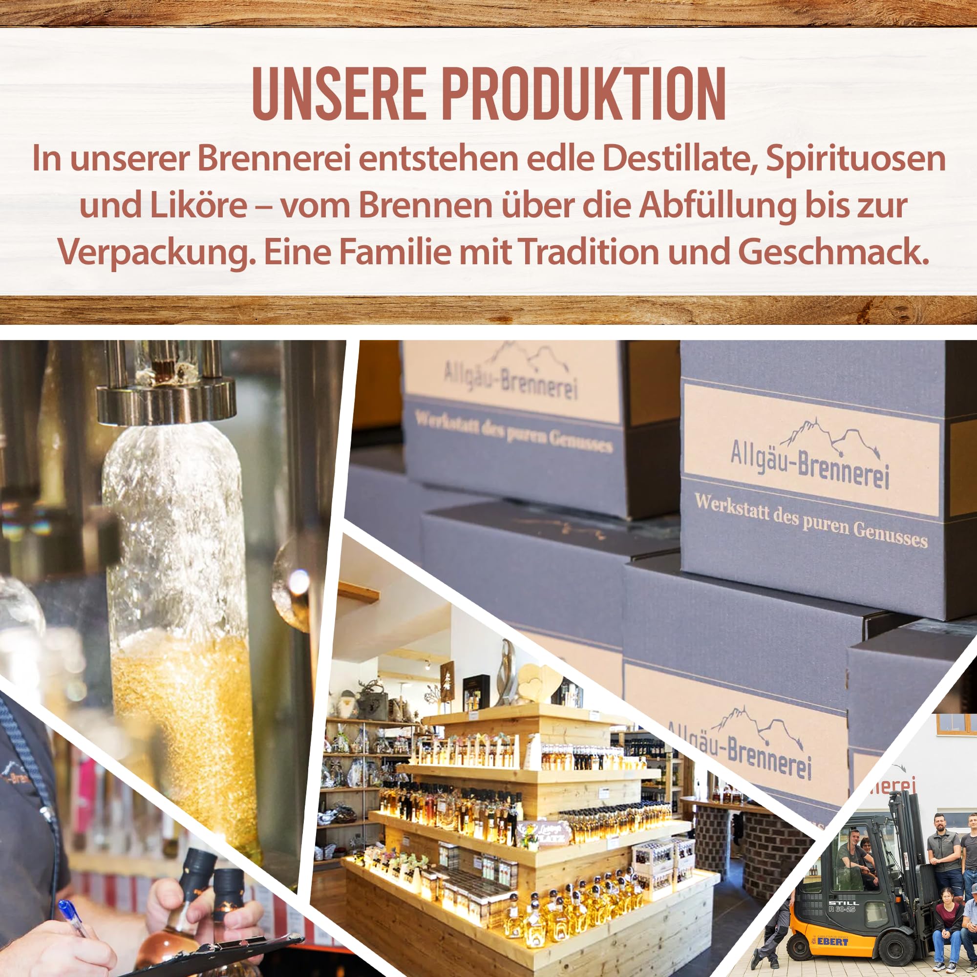 Allgäu-Brennerei Alte Milde Marille Schnaps im Fass gereift 6x0,5L Vorteilsset - Handgemacht & Regional, Milder und Fruchtiger Marillenschnaps, Alte milde Marille, Allgäu-Brennerei Spezialität