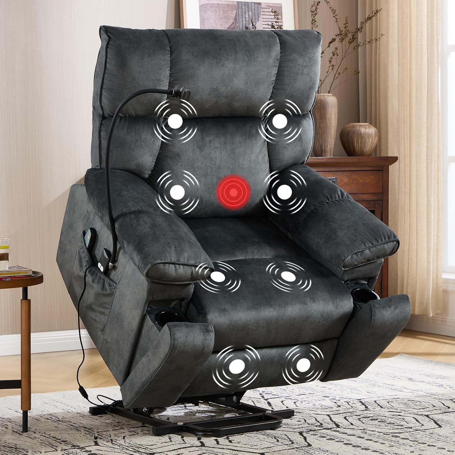 Amazon.com: CANMOV Power Lift Recliner for Elderly, Lift Chair with ...