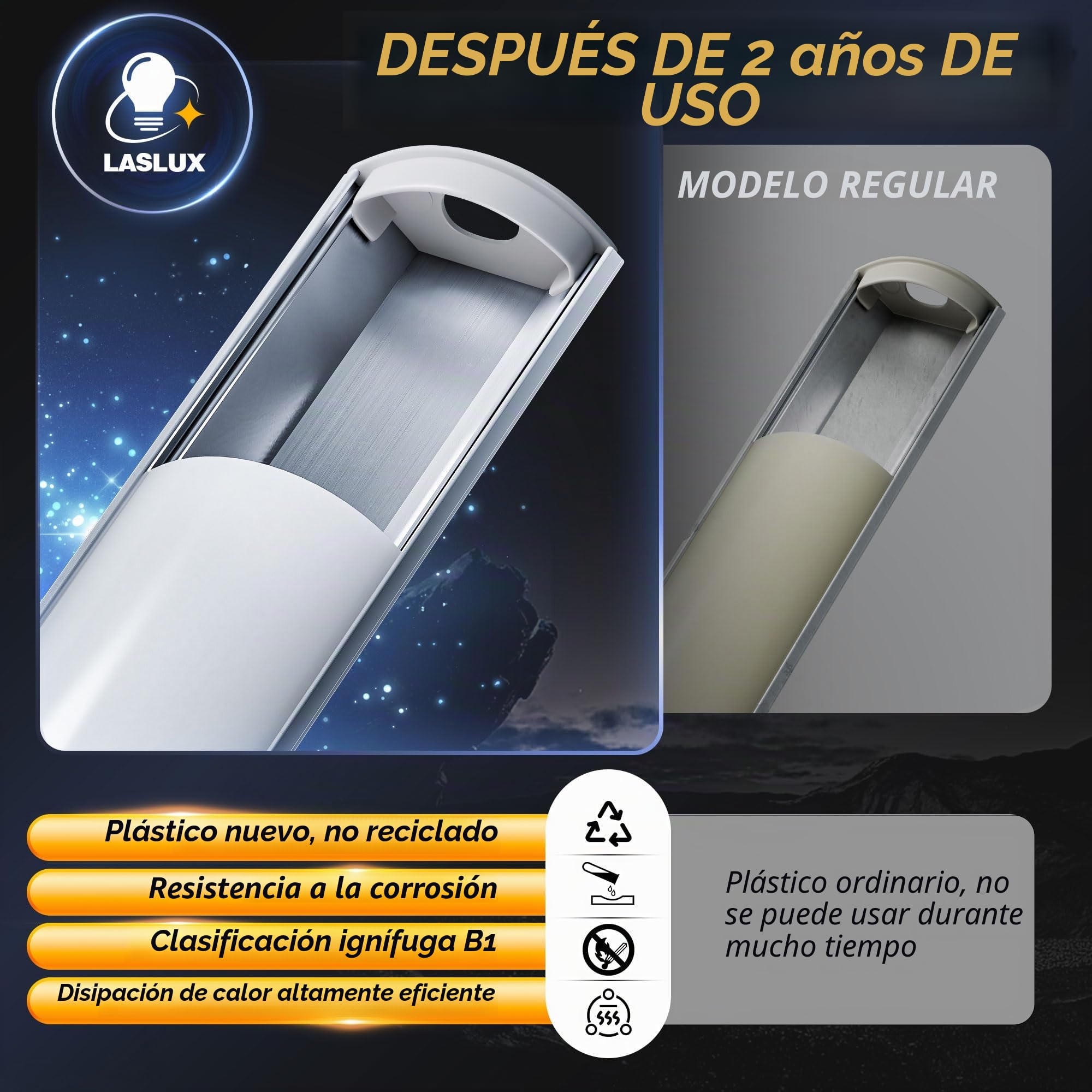 10 perfiles de esquina LED de aluminio blanco 2 m para tiras LED de 10 mm de ancho máximo, longitud 2000 x 15,8 x 15,8 mm, perfil LED de 45 grados, forma de V, perfil de esquina, canal y difusor para