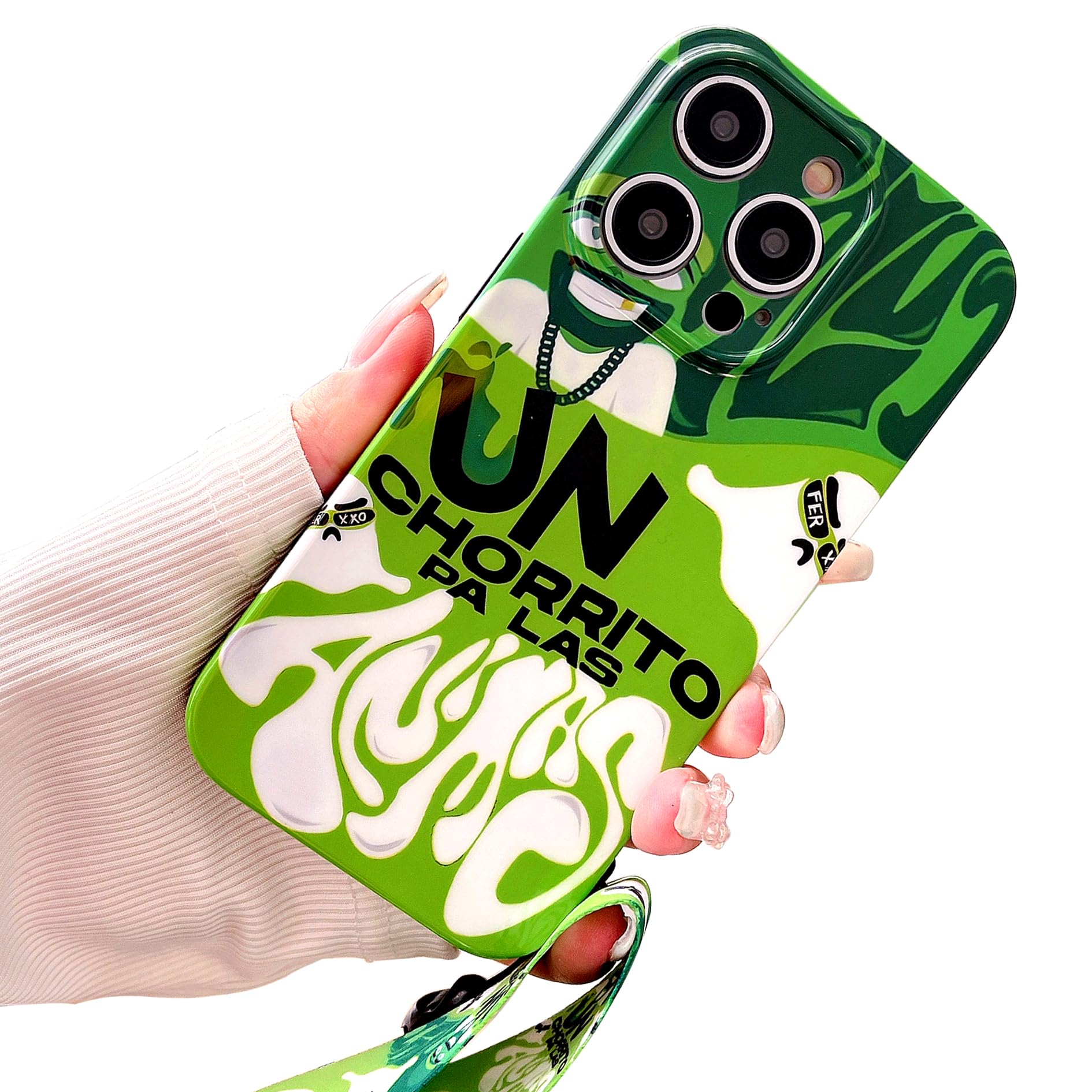 Mediaset Fer-xxo Fe-id iPhone 12 Pro(6.1inch) Soft TPU Case, with Fe%id Lanyard Keychain - Durable, Stylish, Protective Phone Case Multicolor