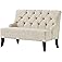 Christopher Knight Home Nicole Fabric Settee, Light Beige