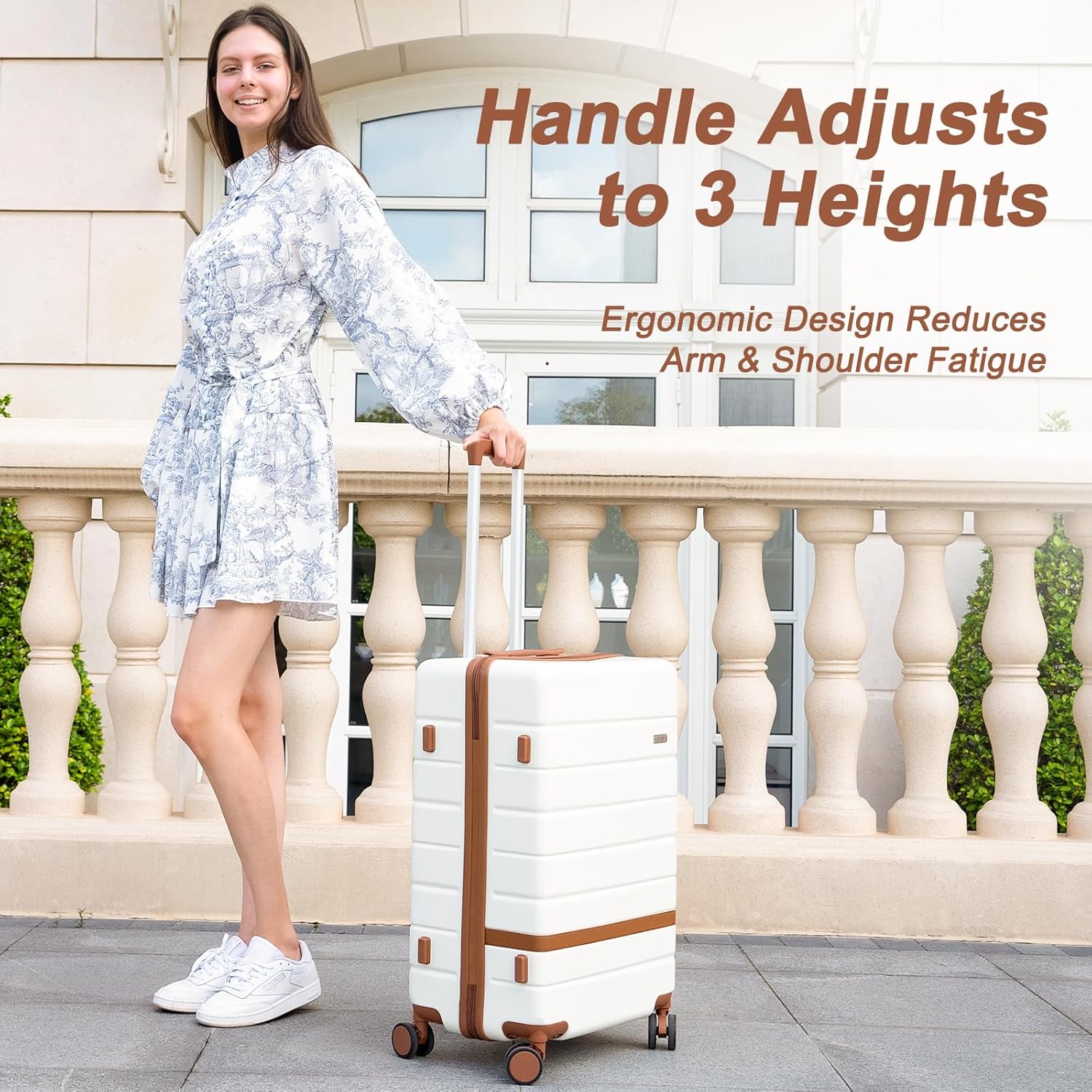 3-Piece 20 Inch Carry On Luggage...