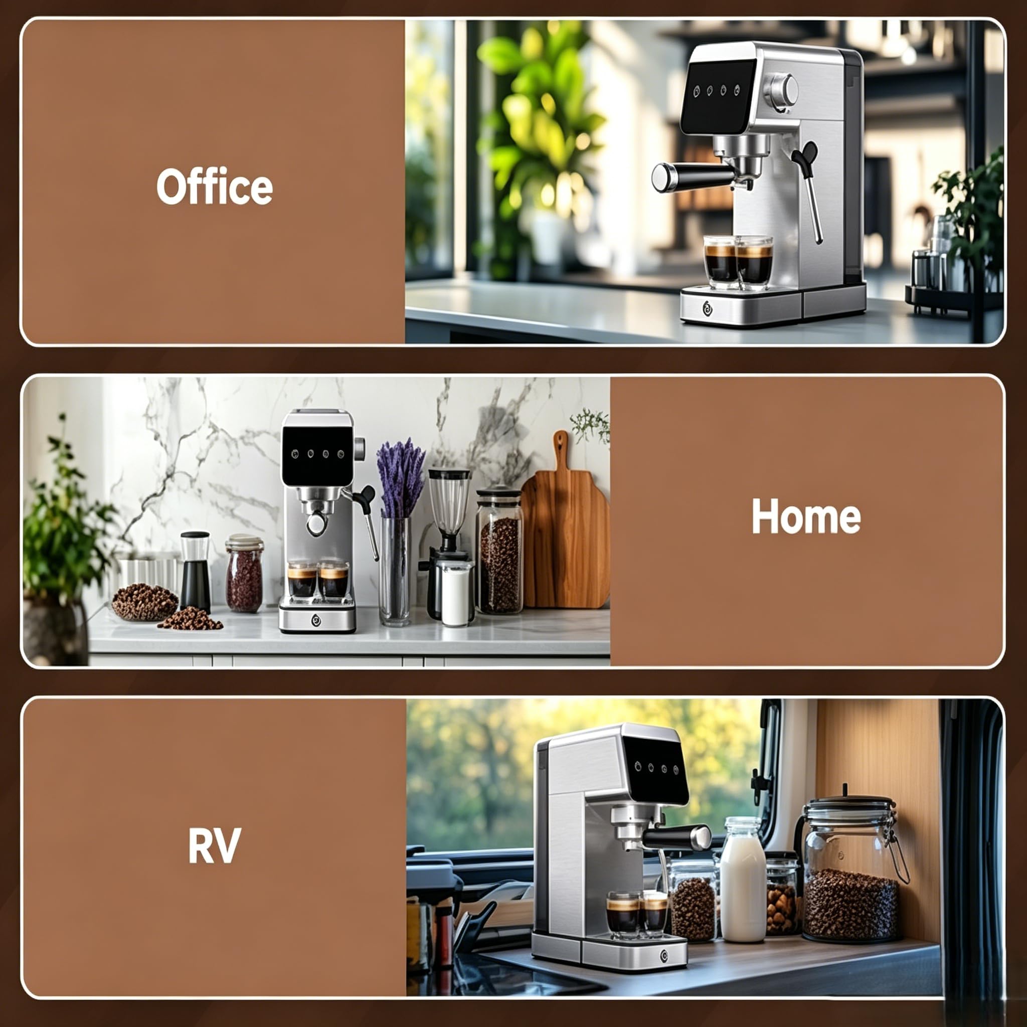 AMZCHEF 20 Bar Espresso Machine - Home Espresso -7