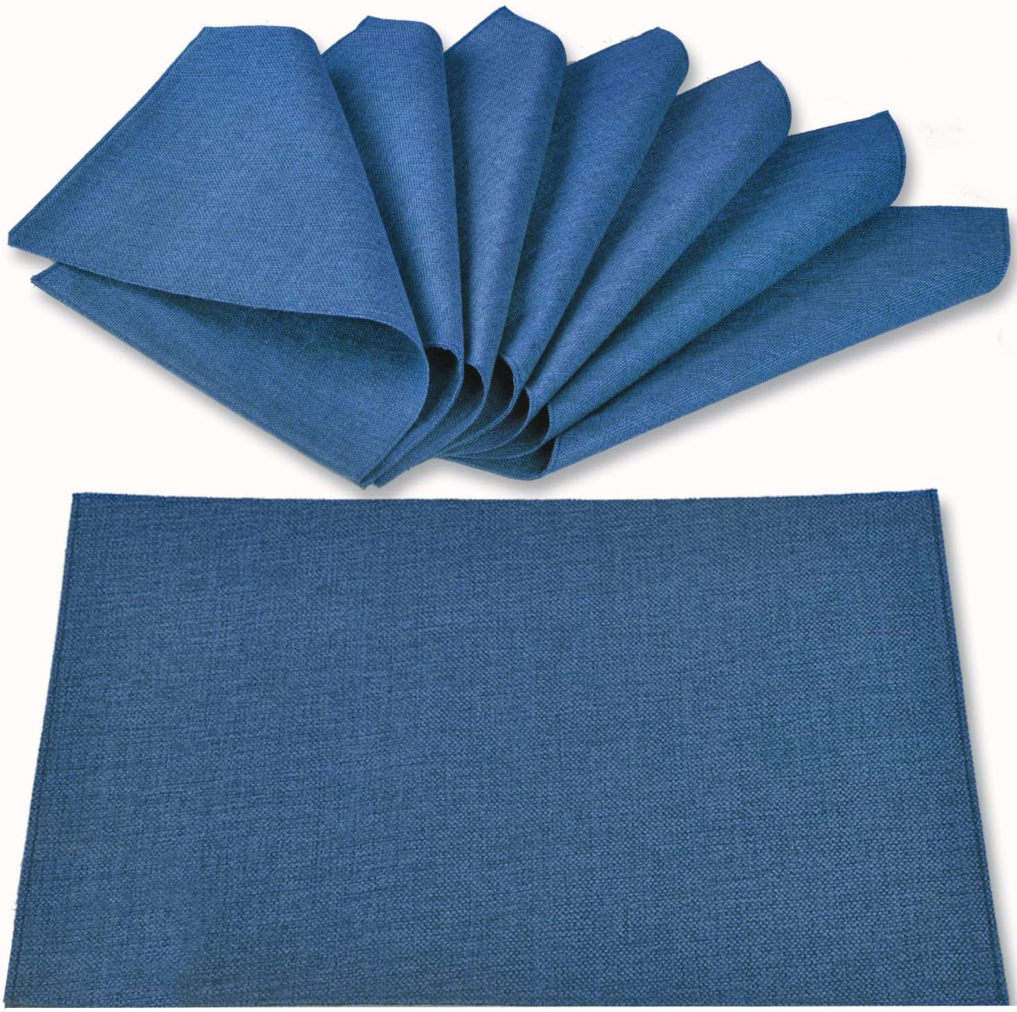 Rinpon Cloth Placemats Set of 8, Linen Type Fabric