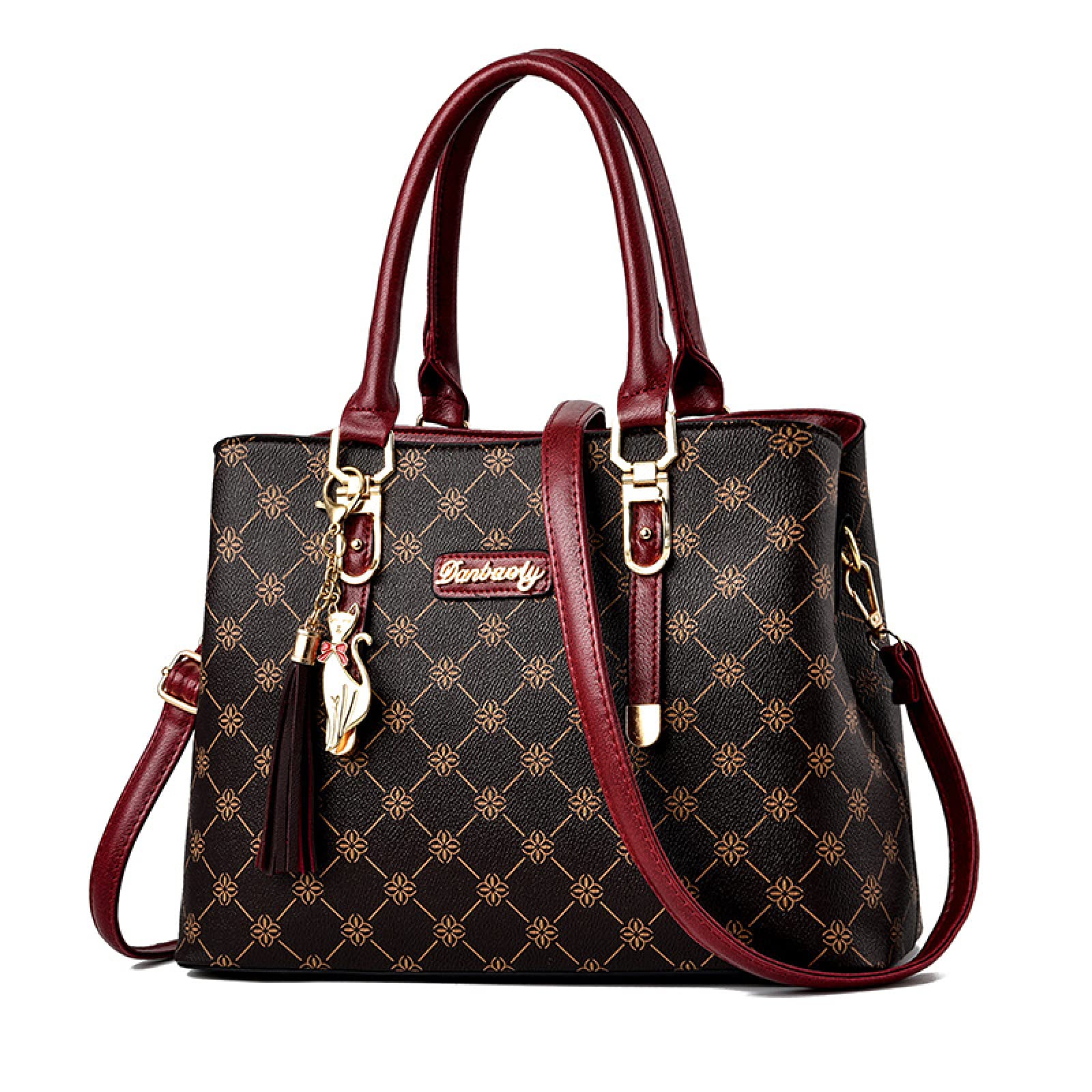 Torby na ramię dla kobiet nowa letnia torba plażowa damska torba crossbody moda tote damska luksusowa torebka na co dzień designerska torebka, Burgund