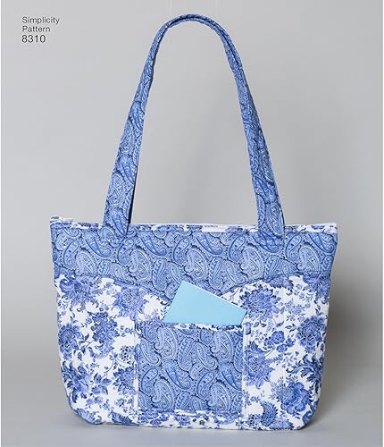 Miniatura 1 de Simplicity Patrones de costura acolchados para bolsa de hombro, talla única