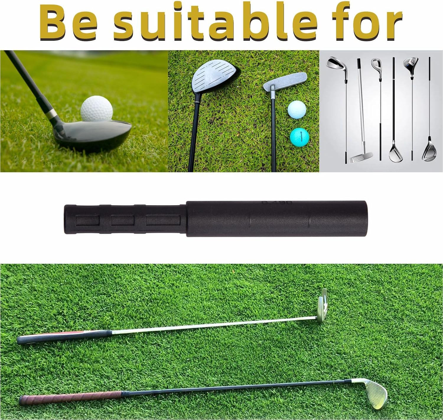 Golf Club Extension Golf Club Extensions Steel Shaft Putter Shaft Extension for Putter, Iron, and Golf Club Shafts