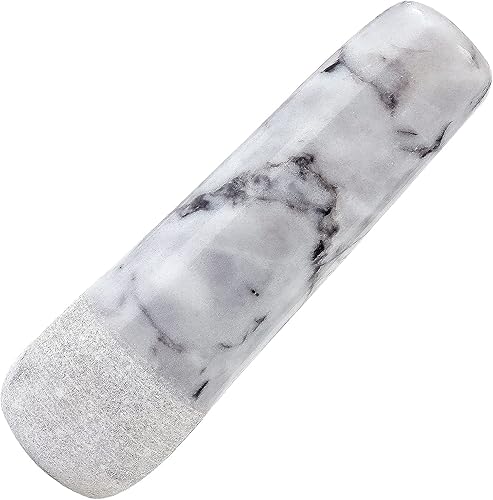 Miniatura 6 de SIPARUI Mármol de repuesto de 5.1in solo piedra pulida mortero (mortero no está incluido) (gris negro)