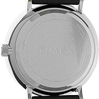Vista 5 de Timex Reloj con correa de cuero Southview de 1614in para hombre Negrotono plateado
