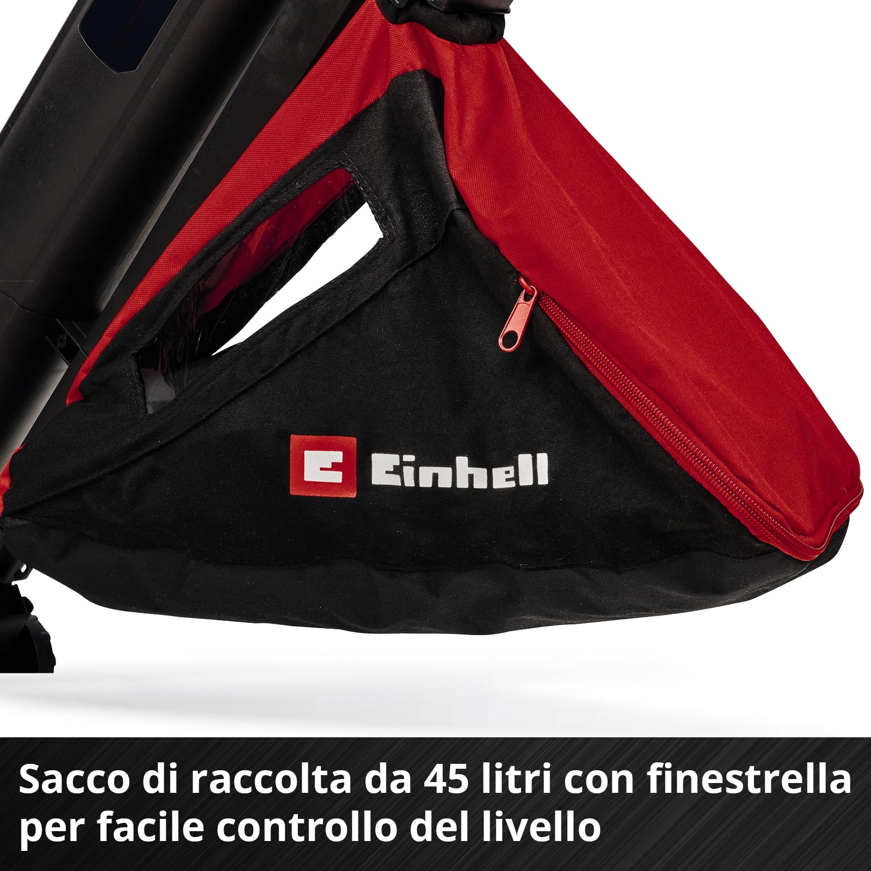 Einhell Professional VENTURRO 36/240 Power X-Change - Aspiratore per fogli senza fili (36 V, potenza di aspirazione 740 m³/h max., sacco collettore 45 L, soffiaggio fino a 240 km/h, senza batteria) | PXC | 36 V | aspirazione 740 m³/h | borsa 45 L | funzio