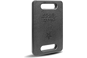 Yes4All Cast Iron Ruck Plate, Perfect for Rucking, Swings, Squats, and Strength Training