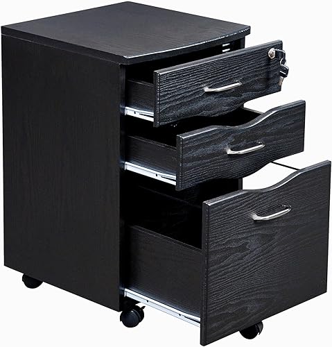 Vista 10 de Techni Mobili Armario rodante y archivador, Espresso