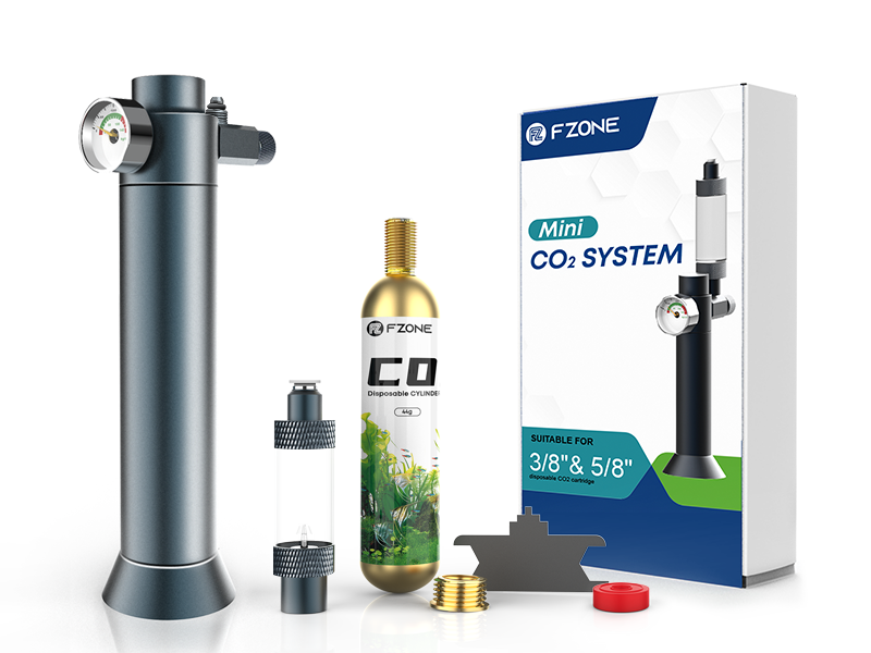 Amazon.com : FZONE Desktop Aquarium CO2 System, CO2 Regulator with