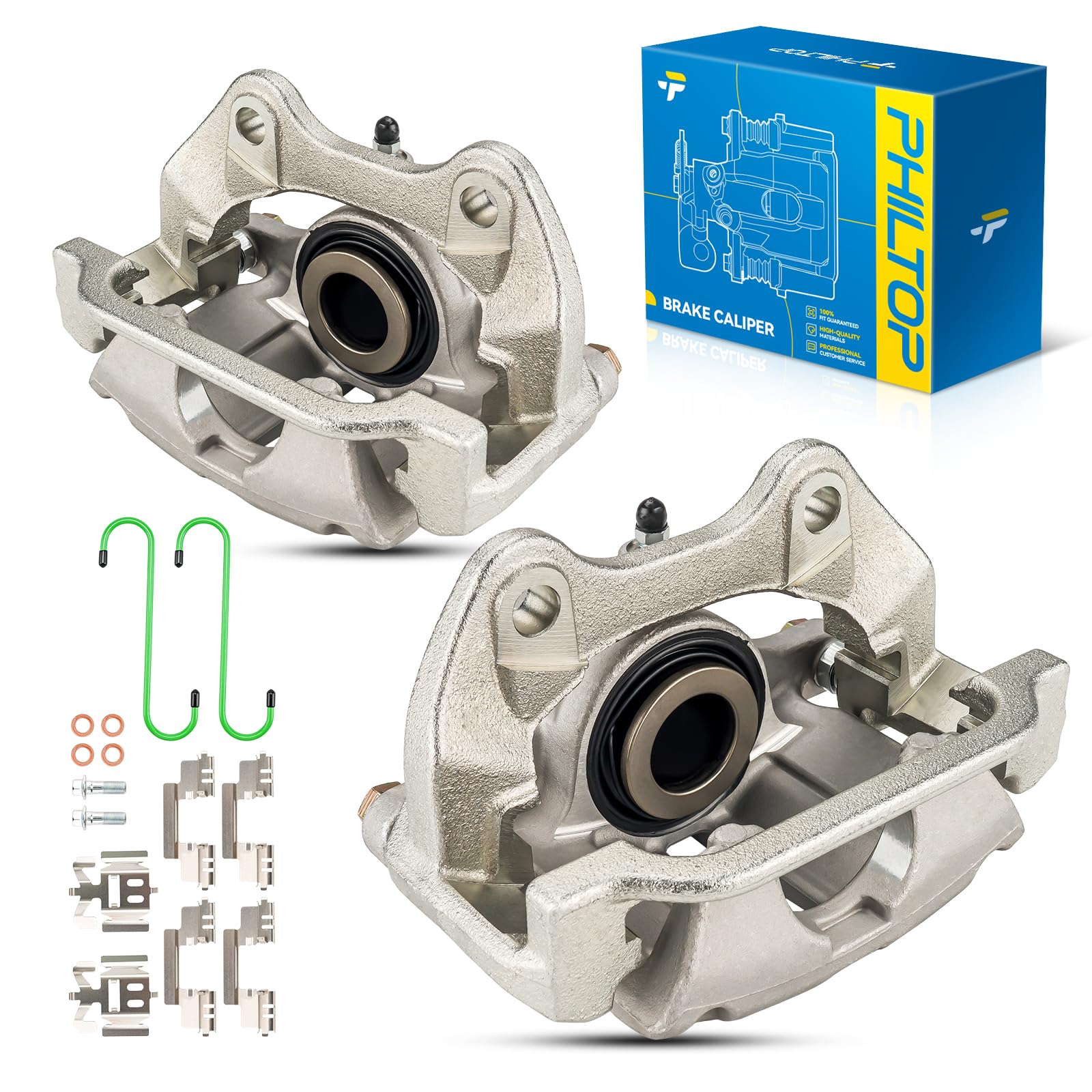 PHILTOP Rear Brake Caliper for Chevrolet Silverado 1500, GMC Sierra 1500