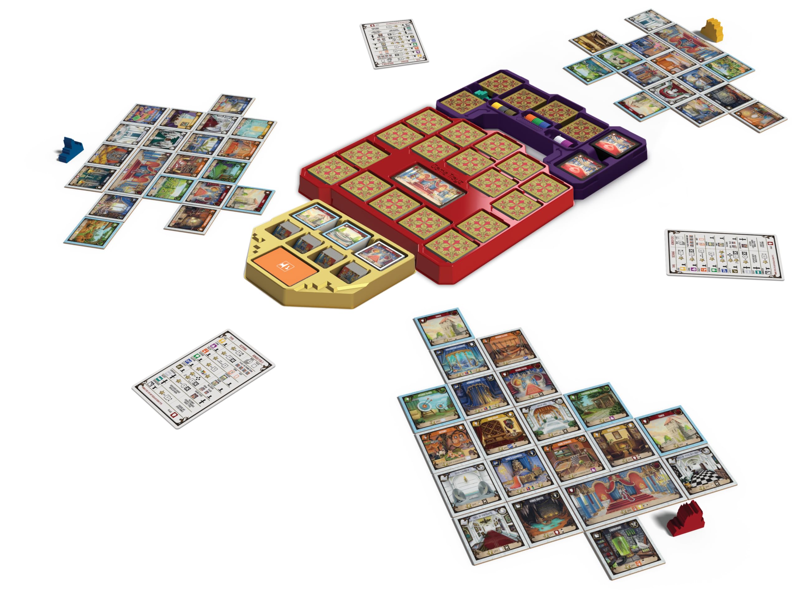 Stonemaier Games | Between Two Castles: Essential Edition | Gra planszowa | Wiek 14+ | 1-8 graczy | Czas gry 45-60 minut