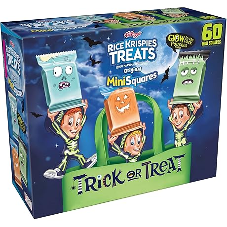 Rice Krispies Treats Mini Marshmallow Snack Bars: Spooktacular Halloween Treats